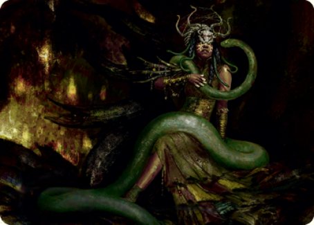 Saryth, the Viper's Fang Art Card [Innistrad: Midnight Hunt Art Series] | Impulse Games and Hobbies