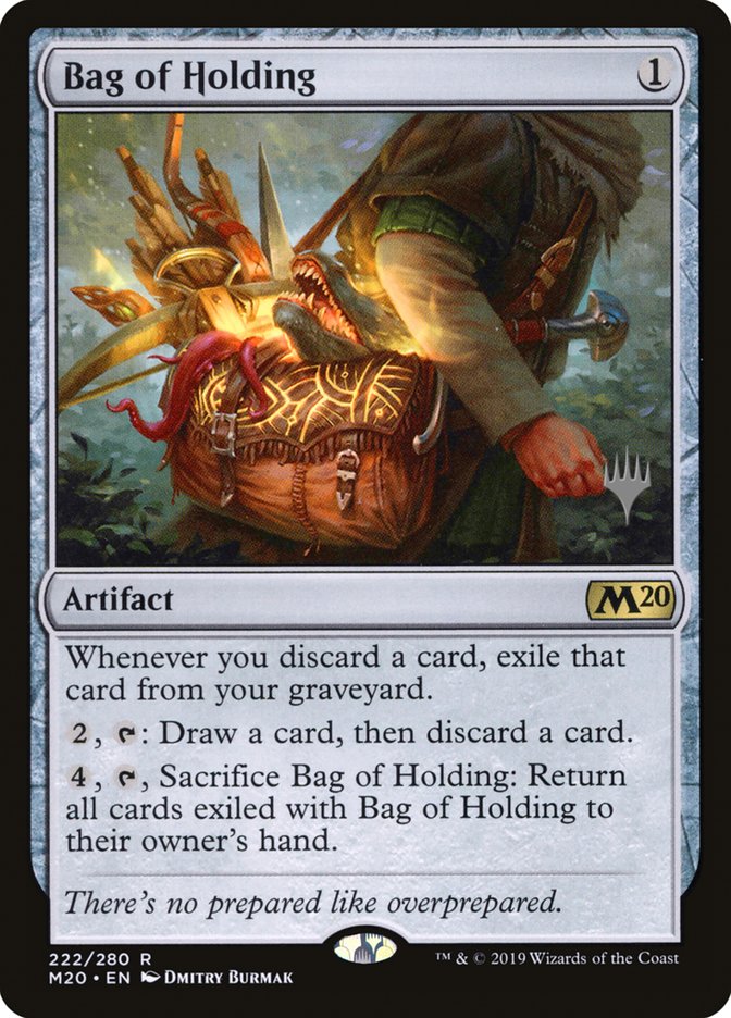 Bag of Holding (Promo Pack) [Core Set 2020 Promos] | Impulse Games and Hobbies