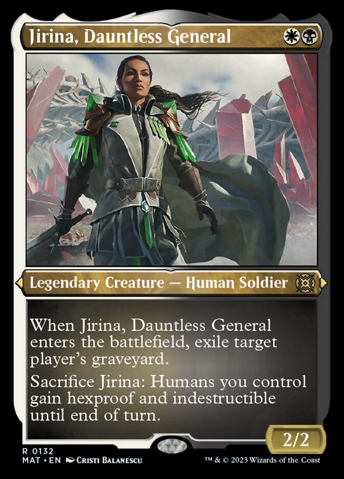 Jirina, Dauntless General (Foil Etched) [March of the Machine: The Aftermath] | Impulse Games and Hobbies