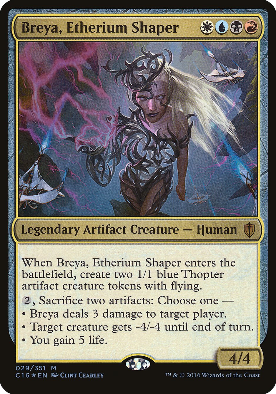 Breya, Etherium Shaper (Oversized) [Commander 2016 Oversized] | Impulse Games and Hobbies