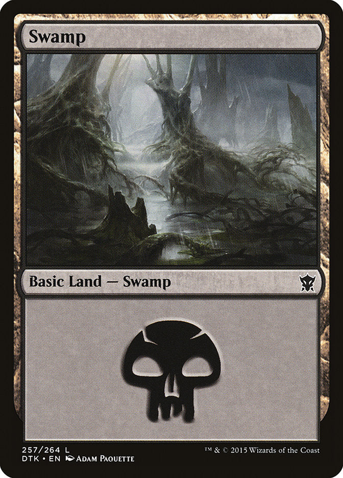 Swamp (257) [Dragons of Tarkir] | Impulse Games and Hobbies