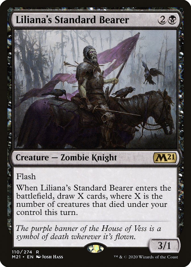 Liliana's Standard Bearer [Core Set 2021] | Impulse Games and Hobbies