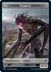 Eldrazi // Soldier Double-Sided Token [Starter Commander Decks] | Impulse Games and Hobbies