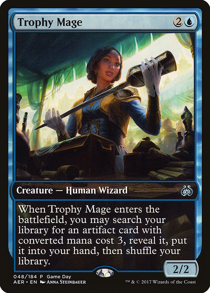 Trophy Mage (Game Day) [Aether Revolt Promos] | Impulse Games and Hobbies