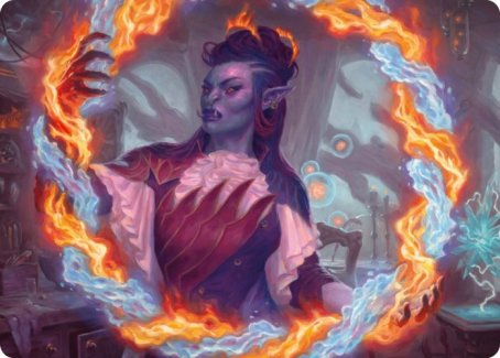 Rootha, Mercurial Artist Art Card [Strixhaven: School of Mages Art Series] | Impulse Games and Hobbies