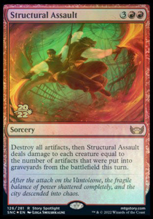 Structural Assault [Streets of New Capenna Prerelease Promos] | Impulse Games and Hobbies