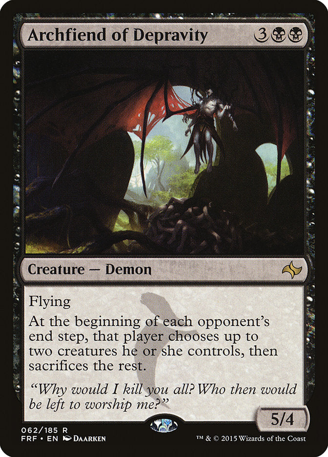 Archfiend of Depravity [Fate Reforged] | Impulse Games and Hobbies