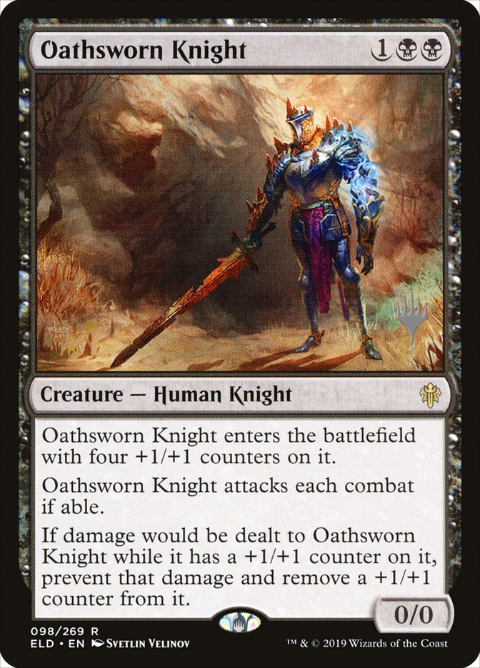 Oathsworn Knight (Promo Pack) [Throne of Eldraine Promos] | Impulse Games and Hobbies