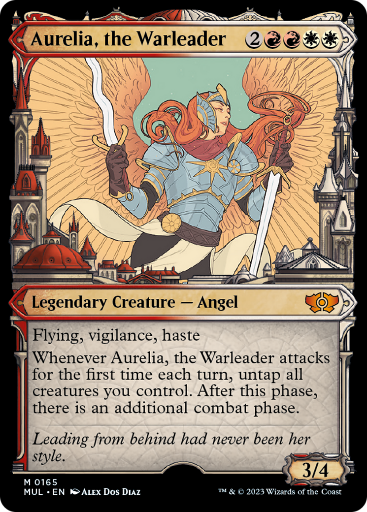 Aurelia, the Warleader (Halo Foil) [Multiverse Legends] | Impulse Games and Hobbies