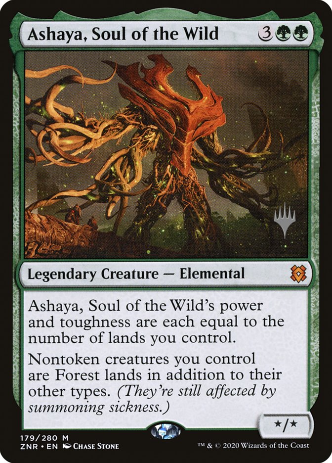 Ashaya, Soul of the Wild (Promo Pack) [Zendikar Rising Promos] | Impulse Games and Hobbies