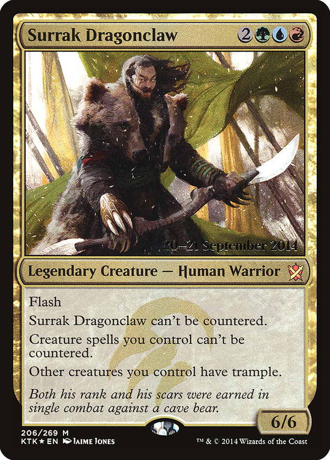 Surrak Dragonclaw [Khans of Tarkir Prerelease Promos] | Impulse Games and Hobbies