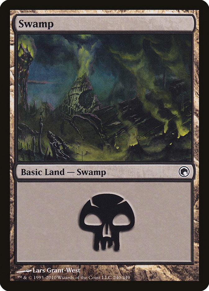 Swamp (240) [Scars of Mirrodin] | Impulse Games and Hobbies