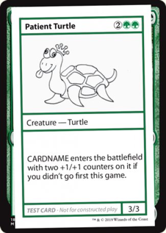 Patient Turtle (2021 Edition) [Mystery Booster Playtest Cards] | Impulse Games and Hobbies