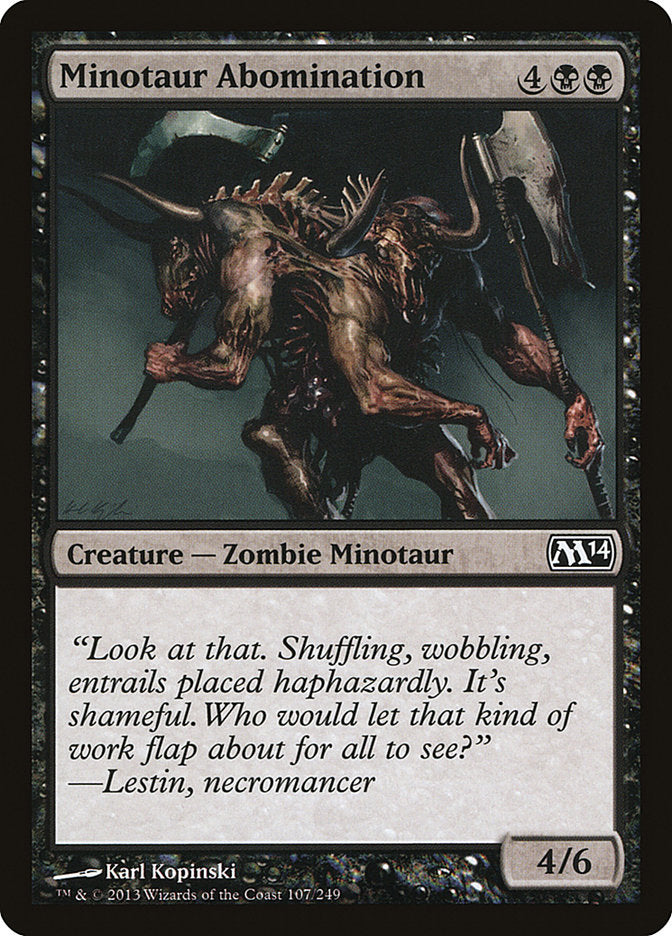 Minotaur Abomination [Magic 2014] | Impulse Games and Hobbies