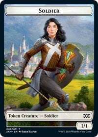 Soldier // Squirrel Double-sided Token [Double Masters Tokens] | Impulse Games and Hobbies