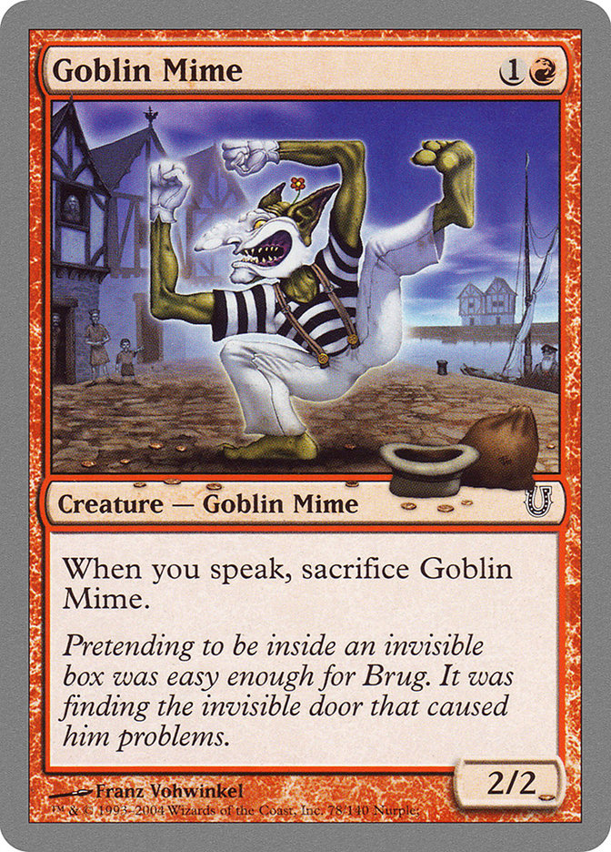 Goblin Mime [Unhinged] | Impulse Games and Hobbies