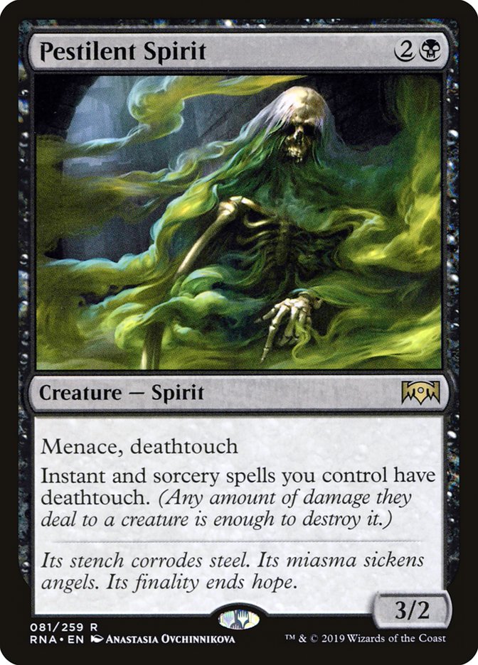 Pestilent Spirit [Ravnica Allegiance] | Impulse Games and Hobbies