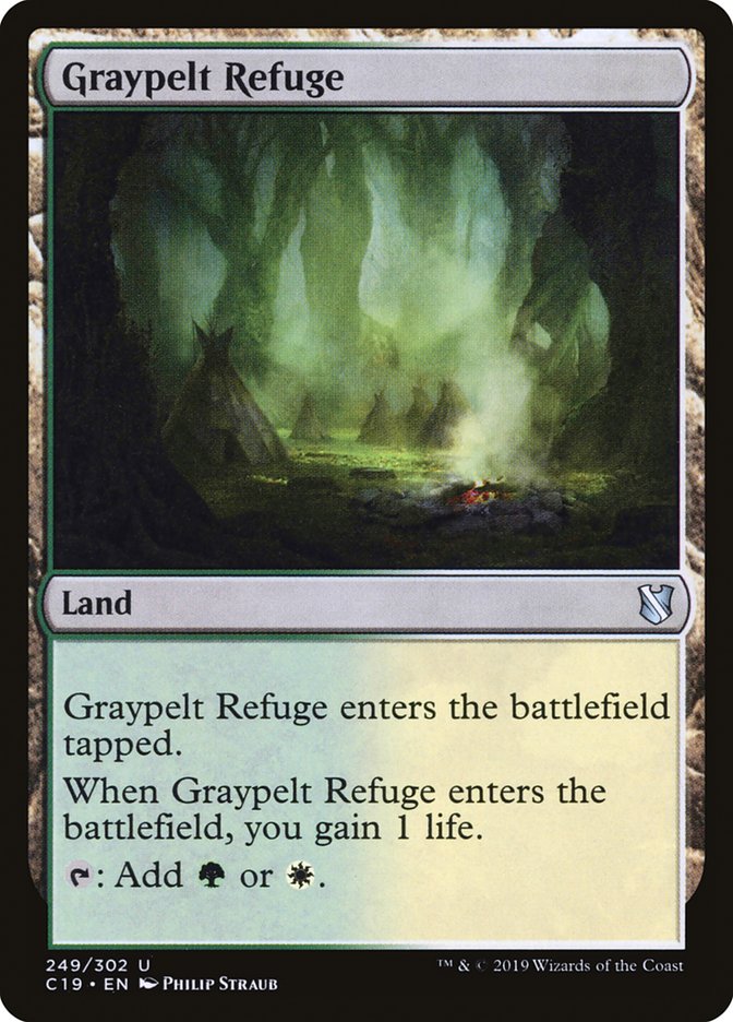 Graypelt Refuge [Commander 2019] | Impulse Games and Hobbies