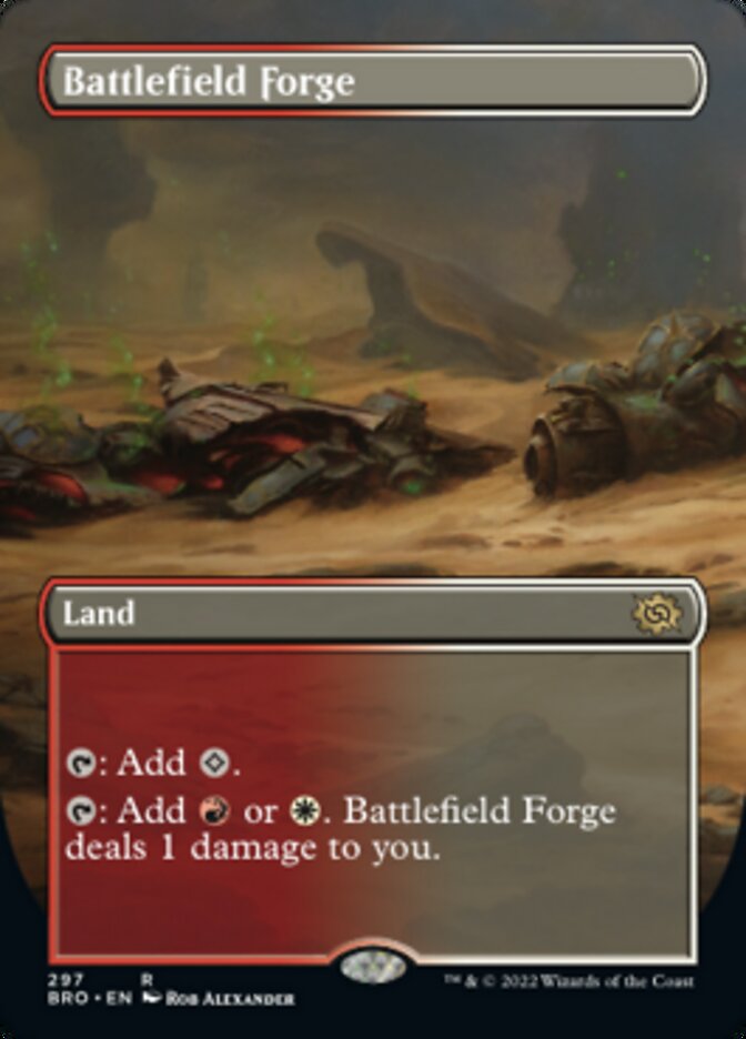 Battlefield Forge (Borderless Alternate Art) [The Brothers' War] | Impulse Games and Hobbies