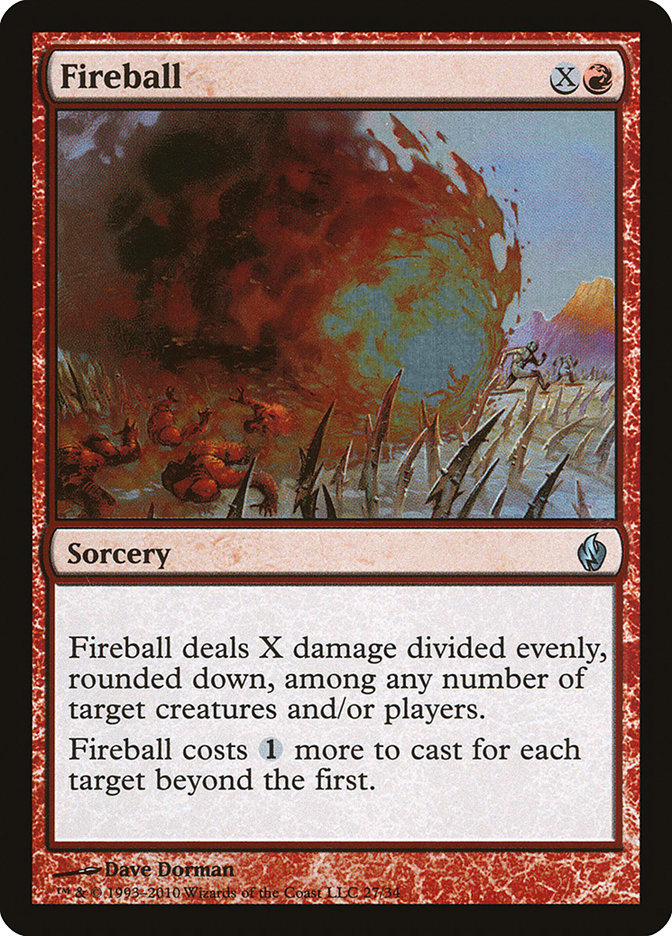 Fireball [Premium Deck Series: Fire and Lightning] | Impulse Games and Hobbies