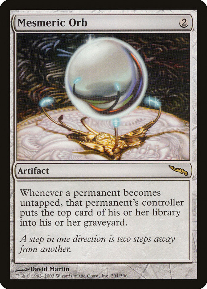 Mesmeric Orb [Mirrodin] | Impulse Games and Hobbies