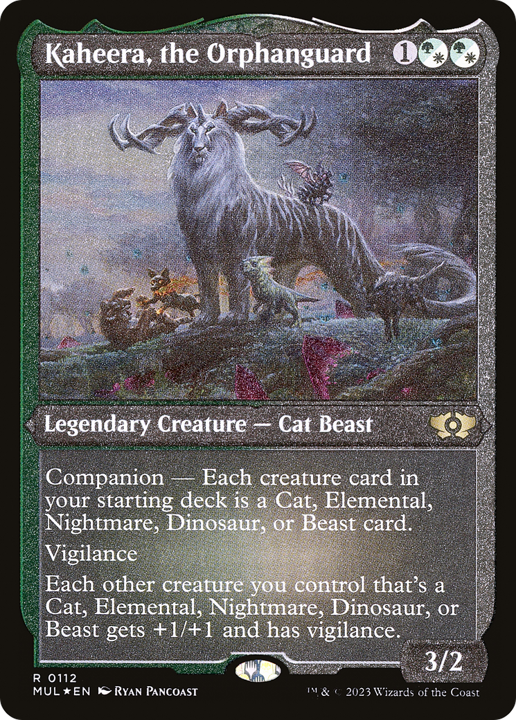 Kaheera, the Orphanguard (Foil Etched) [Multiverse Legends] | Impulse Games and Hobbies