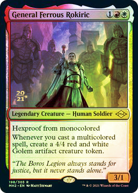 General Ferrous Rokiric [Modern Horizons 2 Prerelease Promos] | Impulse Games and Hobbies