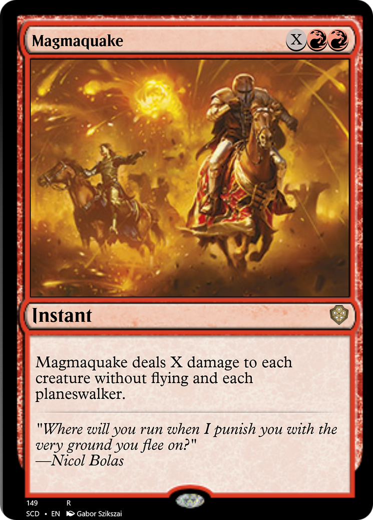 Magmaquake [Starter Commander Decks] | Impulse Games and Hobbies