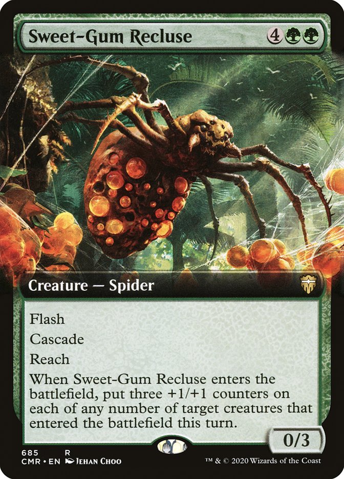 Sweet-Gum Recluse (Extended Art) [Commander Legends] | Impulse Games and Hobbies