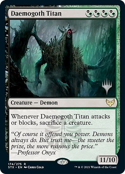 Daemogoth Titan (Promo Pack) [Strixhaven: School of Mages Promos] | Impulse Games and Hobbies