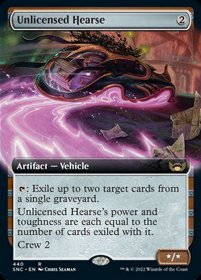 Unlicensed Hearse (Extended Art) [Streets of New Capenna] | Impulse Games and Hobbies
