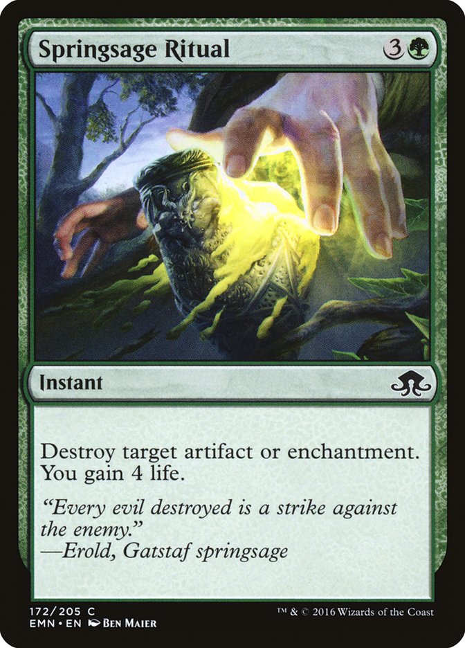 Springsage Ritual [Eldritch Moon] | Impulse Games and Hobbies