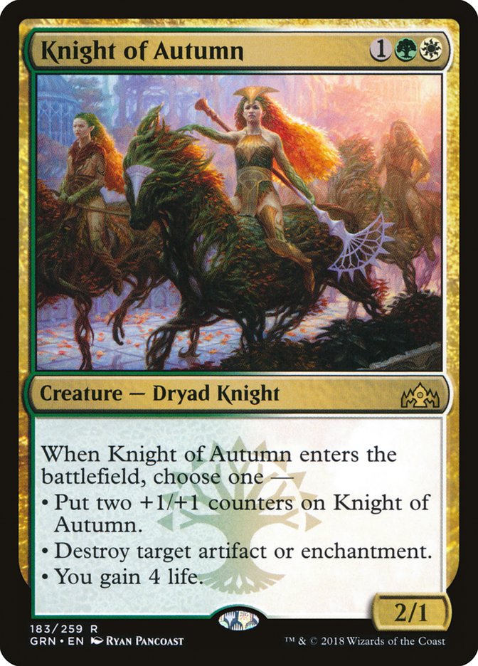 Knight of Autumn [Guilds of Ravnica] | Impulse Games and Hobbies