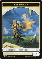 Kor Soldier // Pegasus Double-sided Token [Commander 2014 Tokens] | Impulse Games and Hobbies