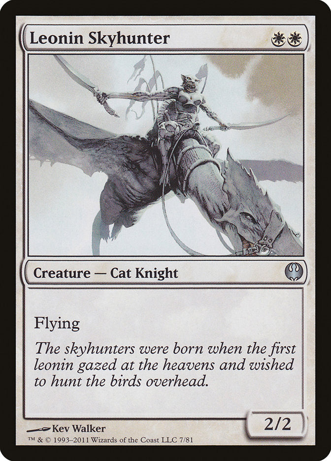 Leonin Skyhunter [Duel Decks: Knights vs. Dragons] | Impulse Games and Hobbies