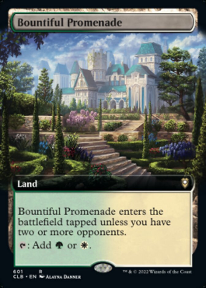 Bountiful Promenade (Extended Art) [Commander Legends: Battle for Baldur's Gate] | Impulse Games and Hobbies