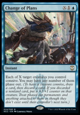 Change of Plans (Promo Pack) [Streets of New Capenna Commander Promos] | Impulse Games and Hobbies