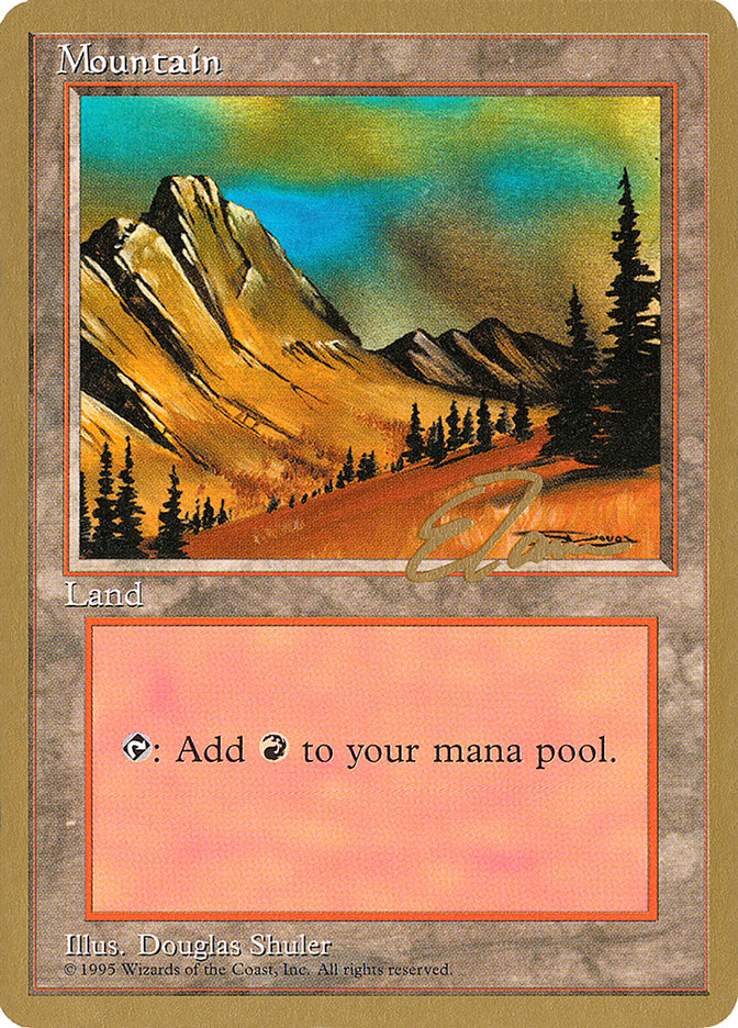 Mountain (et375) (Eric Tam) [Pro Tour Collector Set] | Impulse Games and Hobbies