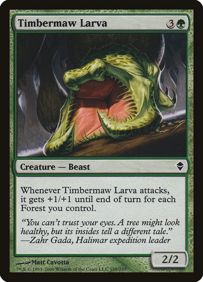 Timbermaw Larva [Zendikar] | Impulse Games and Hobbies