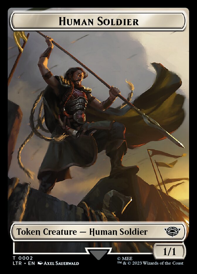 Human Soldier Token (02) [The Lord of the Rings: Tales of Middle-Earth Tokens] | Impulse Games and Hobbies