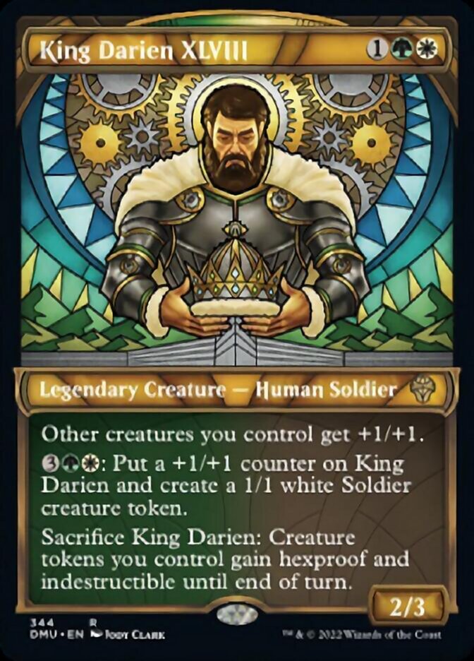 King Darien XLVIII (Showcase Textured) [Dominaria United] | Impulse Games and Hobbies