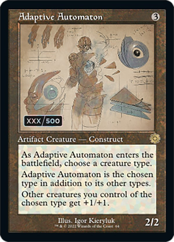Adaptive Automaton (Retro Schematic) (Serial Numbered) [The Brothers' War Retro Artifacts] | Impulse Games and Hobbies