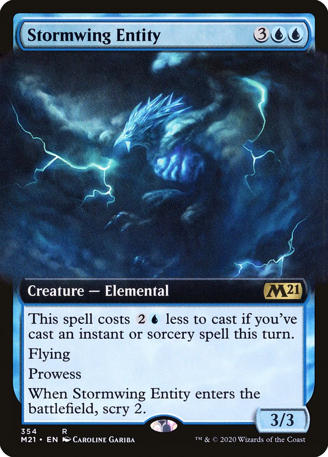 Stormwing Entity (Extended Art) [Core Set 2021] | Impulse Games and Hobbies