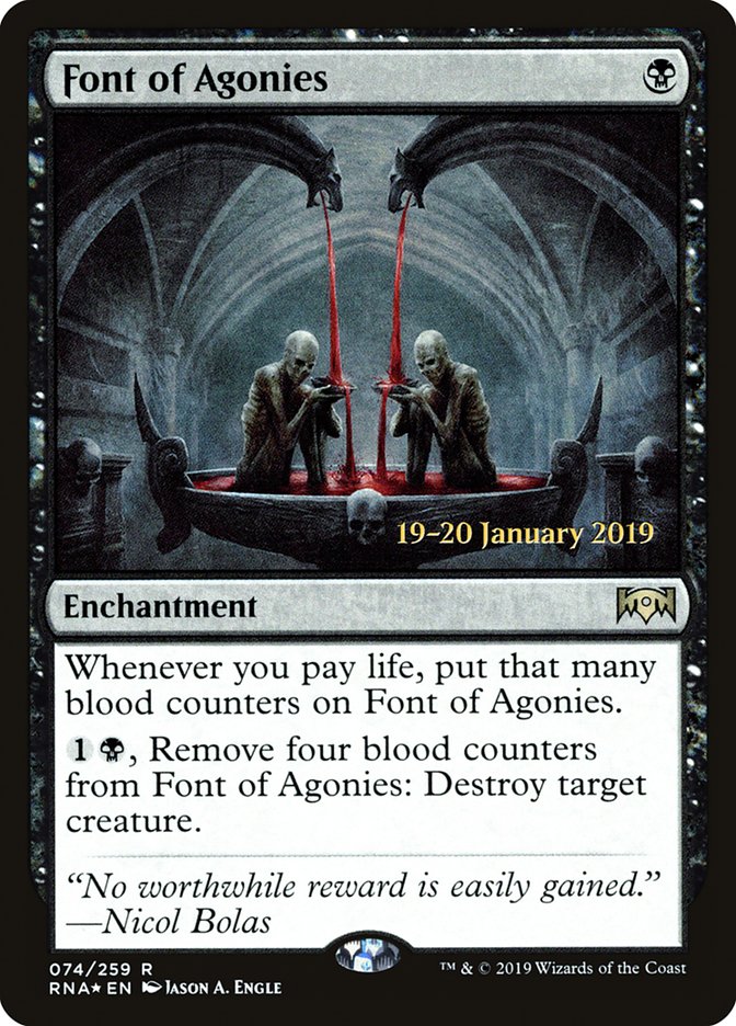 Font of Agonies [Ravnica Allegiance Prerelease Promos] | Impulse Games and Hobbies