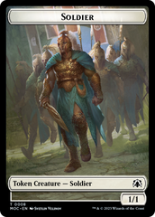 Soldier // Insect Double-Sided Token [March of the Machine Commander Tokens] | Impulse Games and Hobbies