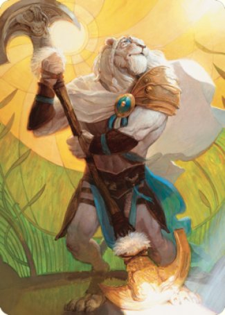 Ajani, Sleeper Agent Art Card [Dominaria United Art Series] | Impulse Games and Hobbies