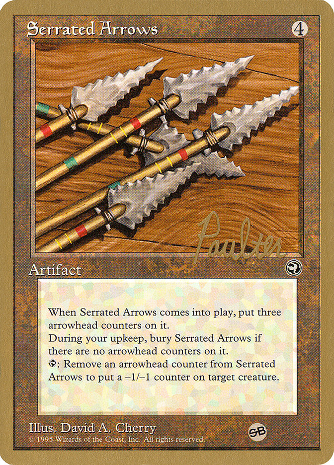 Serrated Arrows (Preston Poulter) (SB) [Pro Tour Collector Set] | Impulse Games and Hobbies