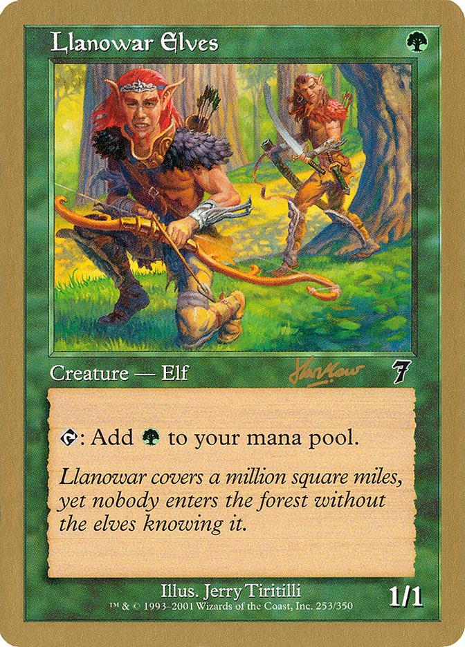 Llanowar Elves (Sim Han How) [World Championship Decks 2002] | Impulse Games and Hobbies