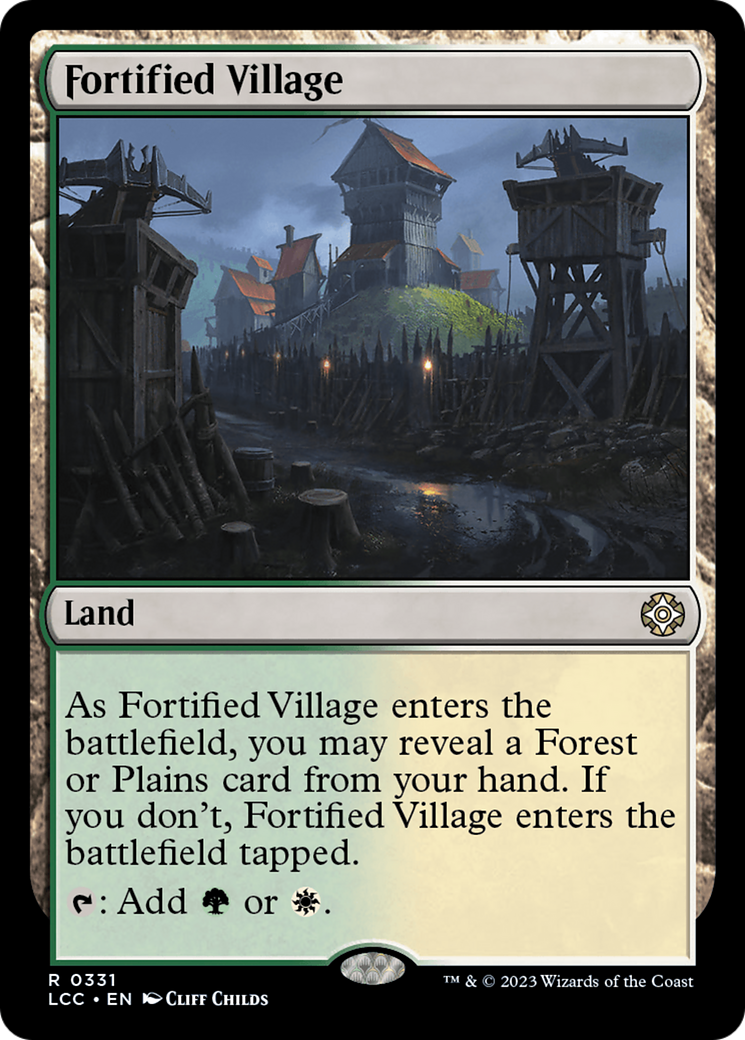 Fortified Village [The Lost Caverns of Ixalan Commander] | Impulse Games and Hobbies