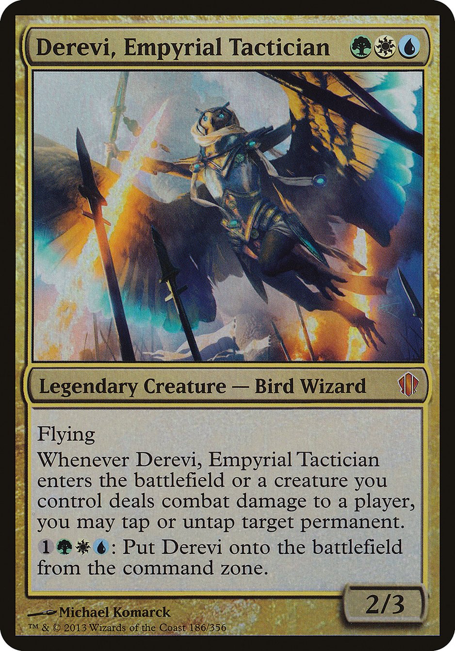 Derevi, Empyrial Tactician (Oversized) [Commander 2013 Oversized] | Impulse Games and Hobbies